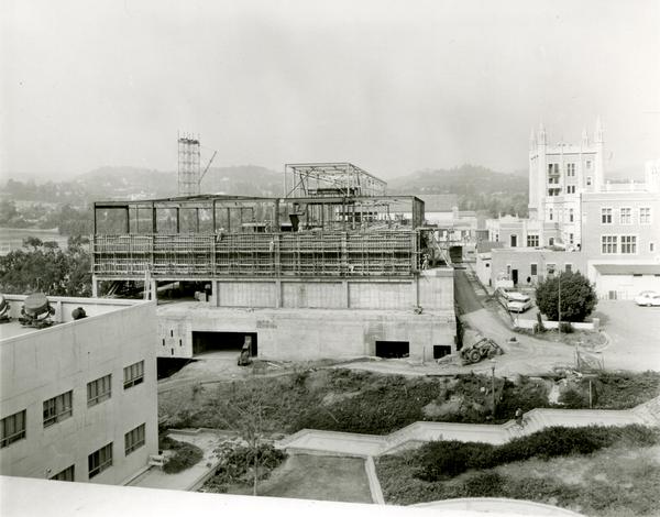 Ackerman Student Union construction site