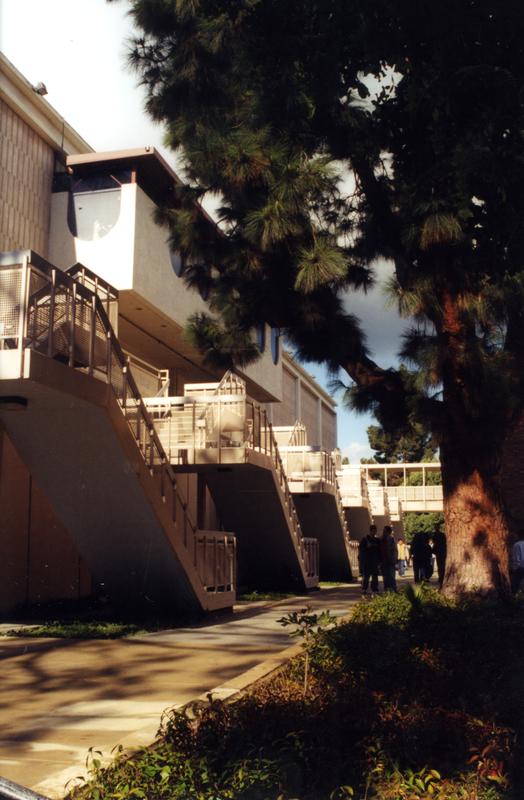Ackerman Student Union stairs snapshot, 2001