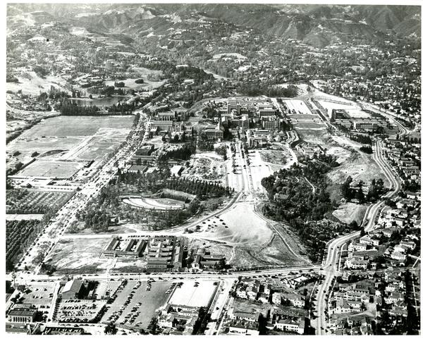 Aerial view of University of California, Los Angeles, ca. 1950