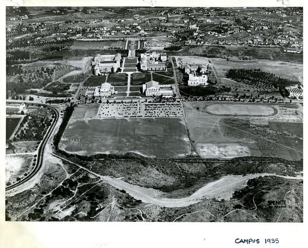 Aerial view of Westwood campus, September 17, 1935
