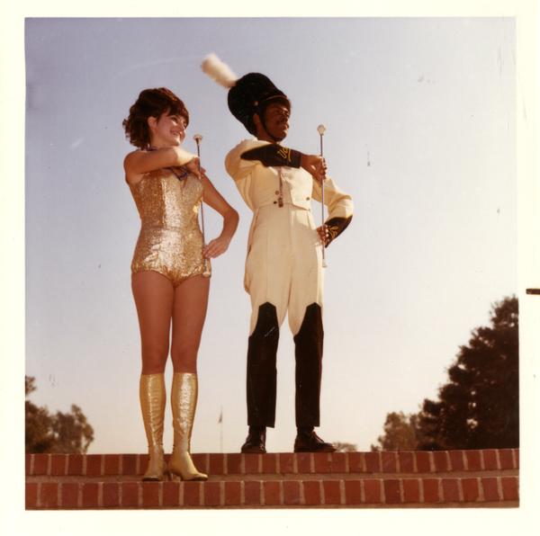 Drum major and golden girl, 1971