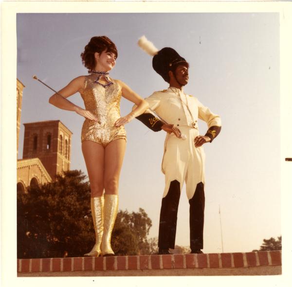 Drum major and golden girl, 1971