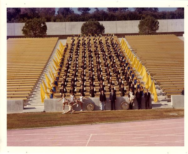 Official photo of UCLA Band 1972