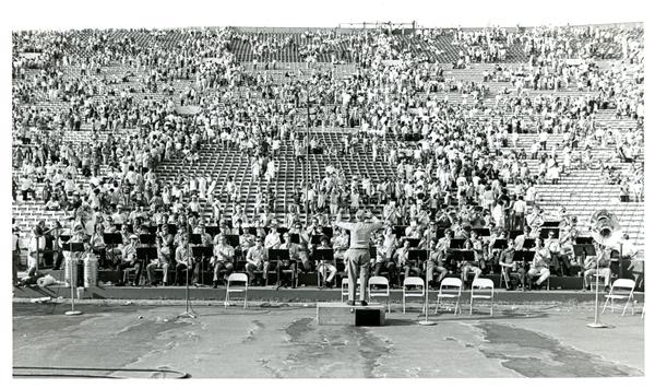 UCLA band F. Kelly James conducting, 1971