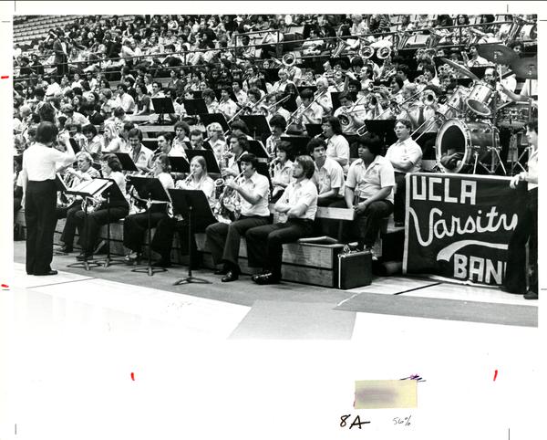 UCLA Varsity Band performing