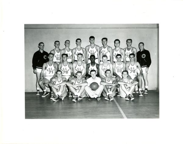 Basketball team portrait, 1952-1953