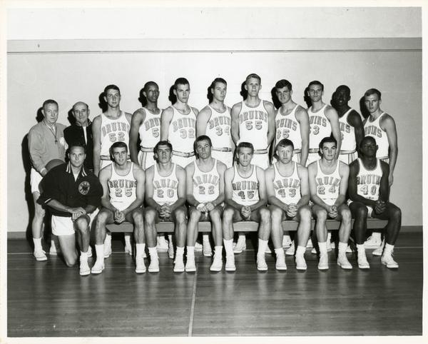 Basketball team portrait, 1964-1965