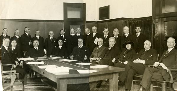 Board of Regents meeting portrait, February 1923