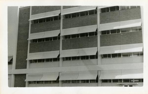 Engineering Unit II exterior windows, 1958