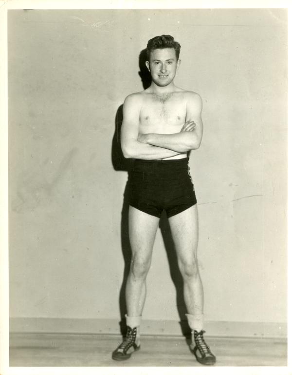 Portrait of boxing captain Bob Bickel