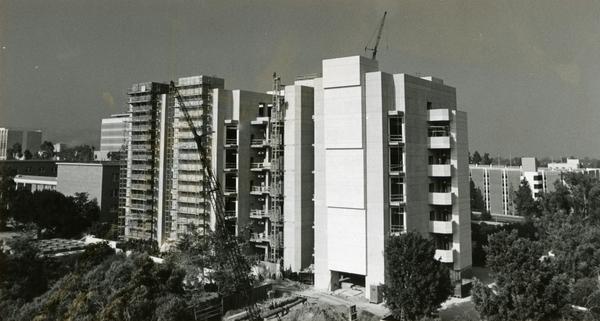 View of Boyer Hall under construction