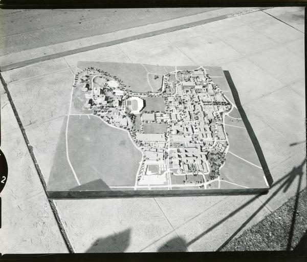 Architectural model of UCLA campus