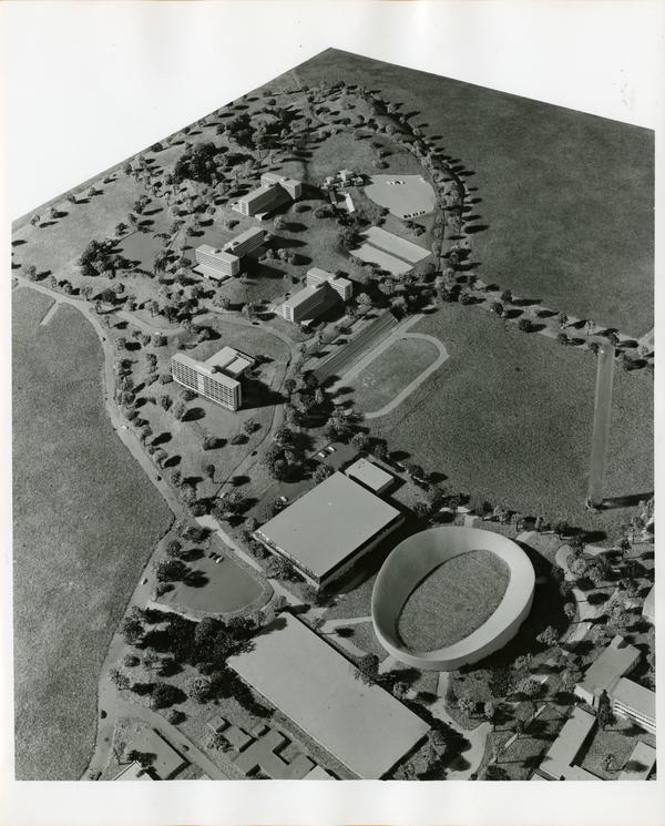 UCLA Memorial Stadium Architectural Model, September 1962