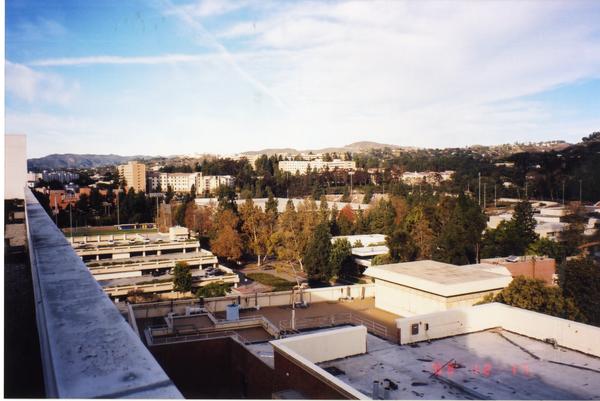 Looking northwest from the roof of the Engineering IV Building, December 17, 2003
