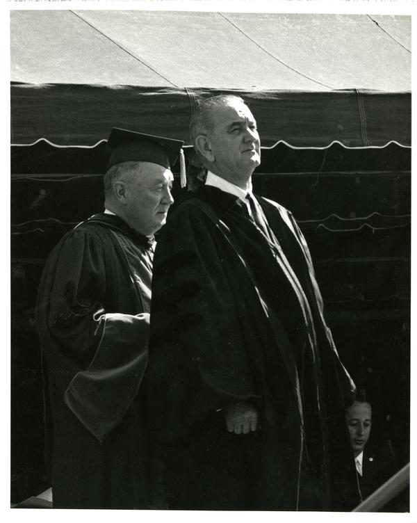 President Johnson, Charter Day 1964