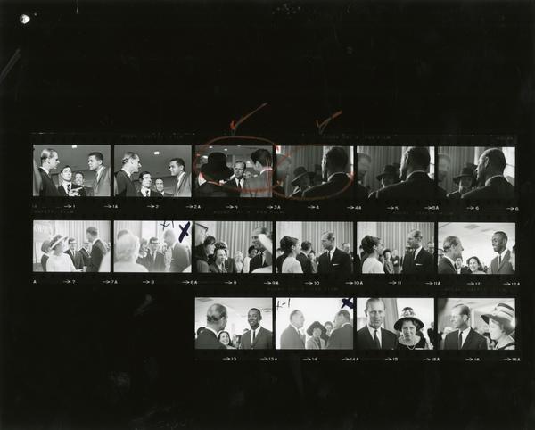 Contact sheet of Prince Philip on Charter Day