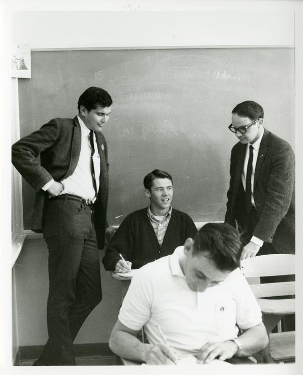 Students in classroom, circa 1965