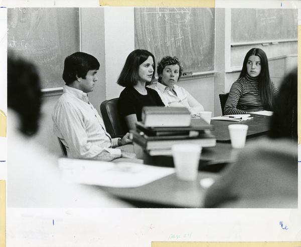 Classroom scene, circa 1980's