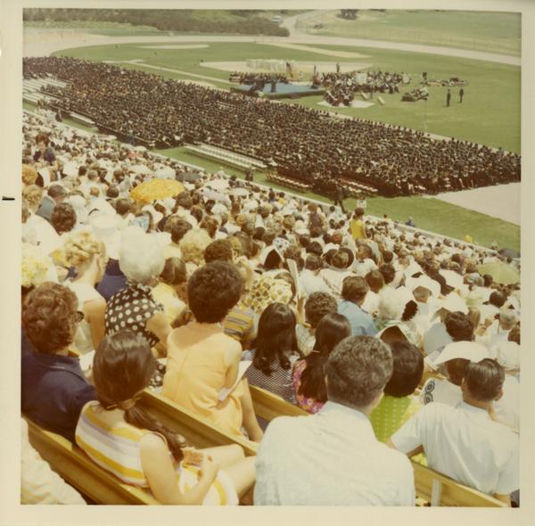 Crowds at Commencement, 1971