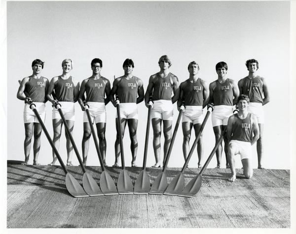 Members of the Freshman Crew team, 1983