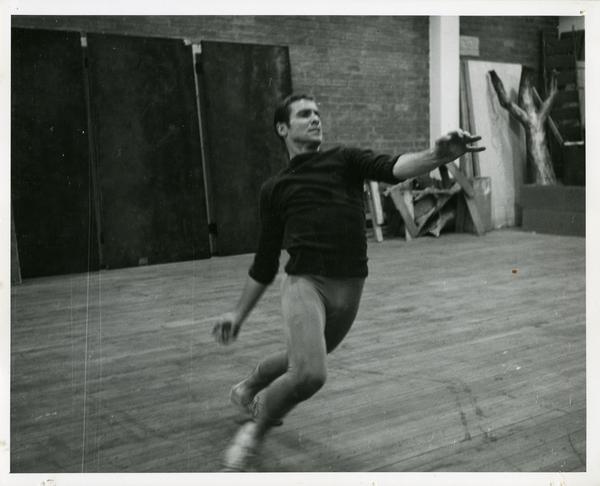 Jerry Jackson performing Theseus' solo in rehearsal, 1959