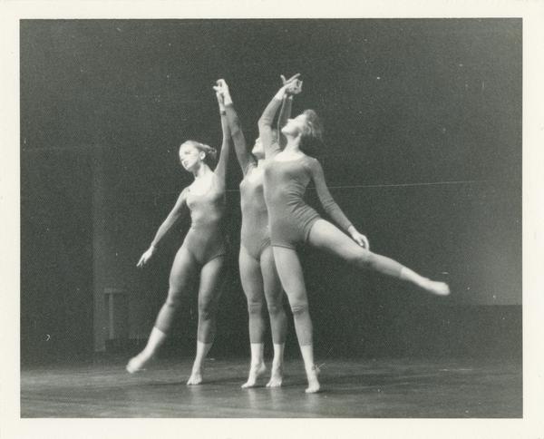 Dancers in a theatrical performance