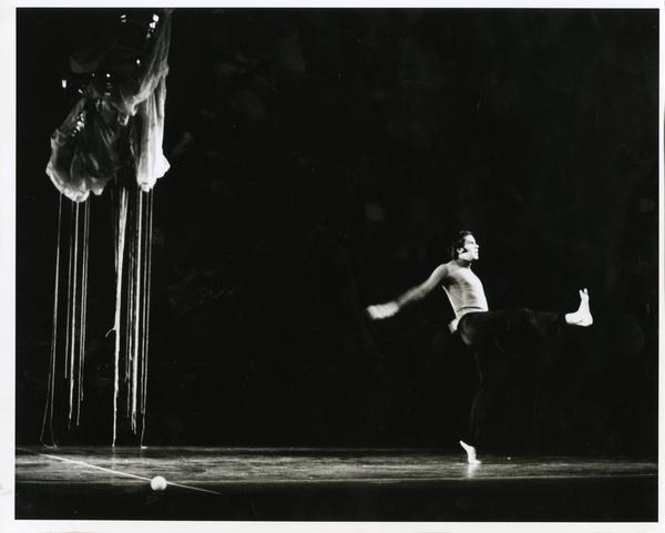 Dancer performing "Metamorphoses," ca. 1960's