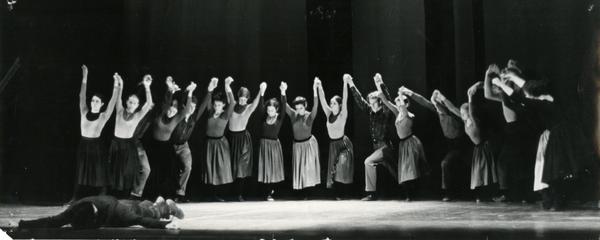 Dancers in a theatrical performance, ca. 1960's