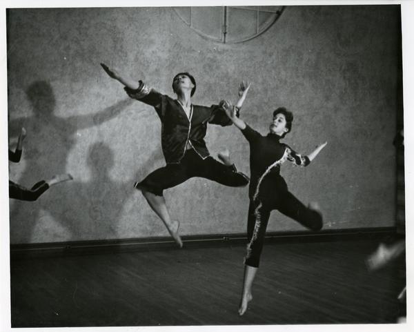 Dancers performing "Bridge of the Seventh Moon," 1960