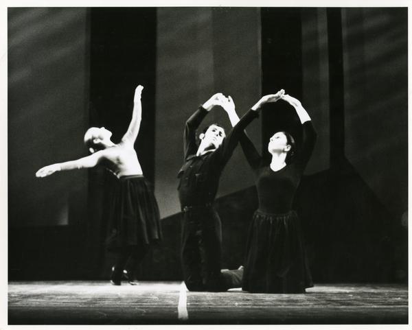 Dancers perfoming Missa Brevis, 1970