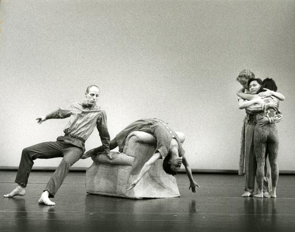 Members of the UCLA Dance Company performing "Family," 1989