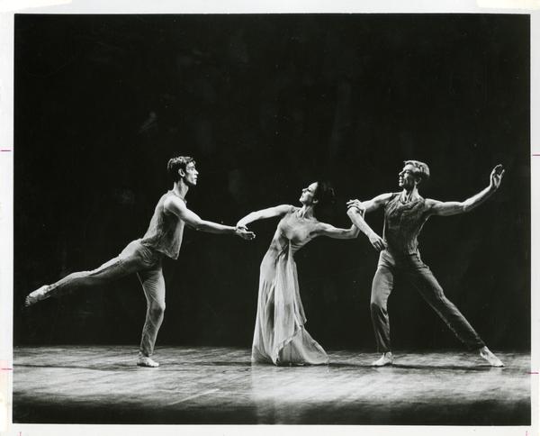 Members of the UCLA Dance Company performing "Aubade," ca. 1980's