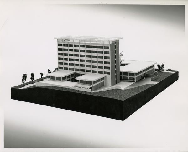 Model of the Dickson Art Center, 1963
