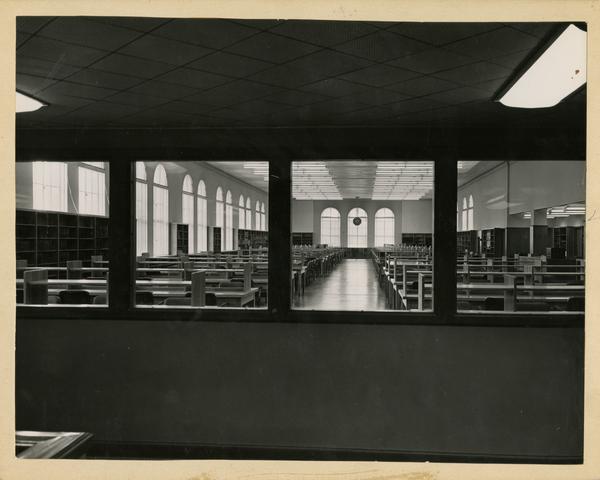 View of the reading room from the Education/Psychology Library