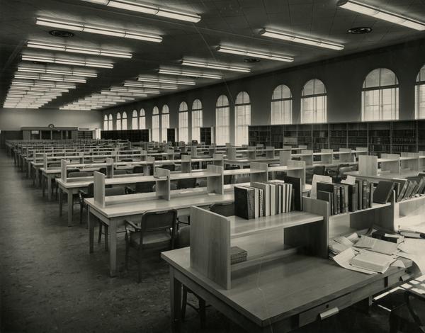 Interior of the east wing of the Education/Psychology Library