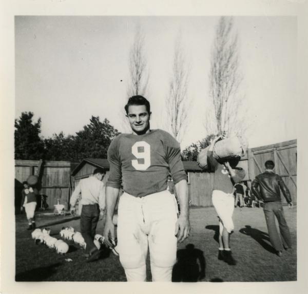 UCLA football player, Ernie Case, ca. 1946