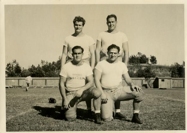UCLA football players, ca. 1940's