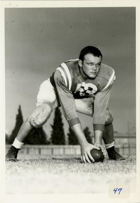 UCLA player Paul W. Sandberg, 1947