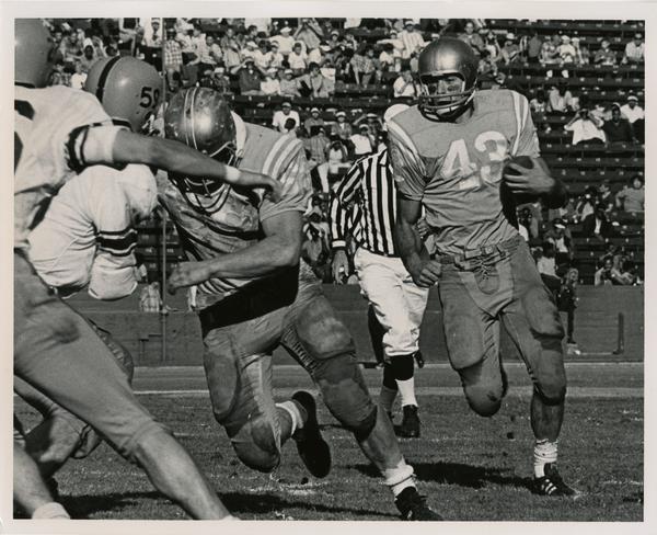 UCLA offensive left halfback Greg Jones at the LA Coliseum, 1967