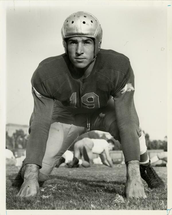 UCLA football pkayer Jack Lescoulie, 1942