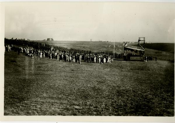 View of crowd at Dedication of new campus, October 1926