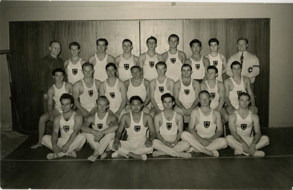 UCLA Men's Gymnast Team, ca. 1942