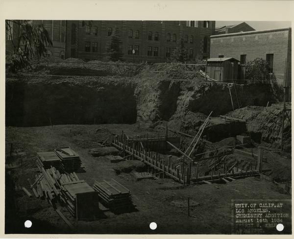 View of Haines Hall addition, August 1934