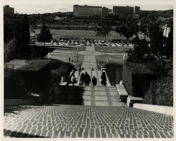 View of Janss Steps and Drake Stadium
