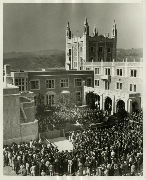 Kerckhoff Hall dedication, January 20, 1931
