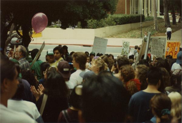 Participants in Labor Union Rally, 1993