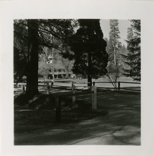 View of Lake Arrowhead Lodge, 1959