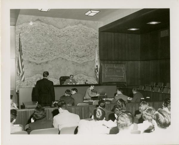 Law School Moot Court, ca. 1952