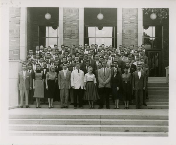 Law School second year class, March 12, 1958