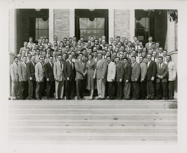 Law School third year class, March 12, 1958